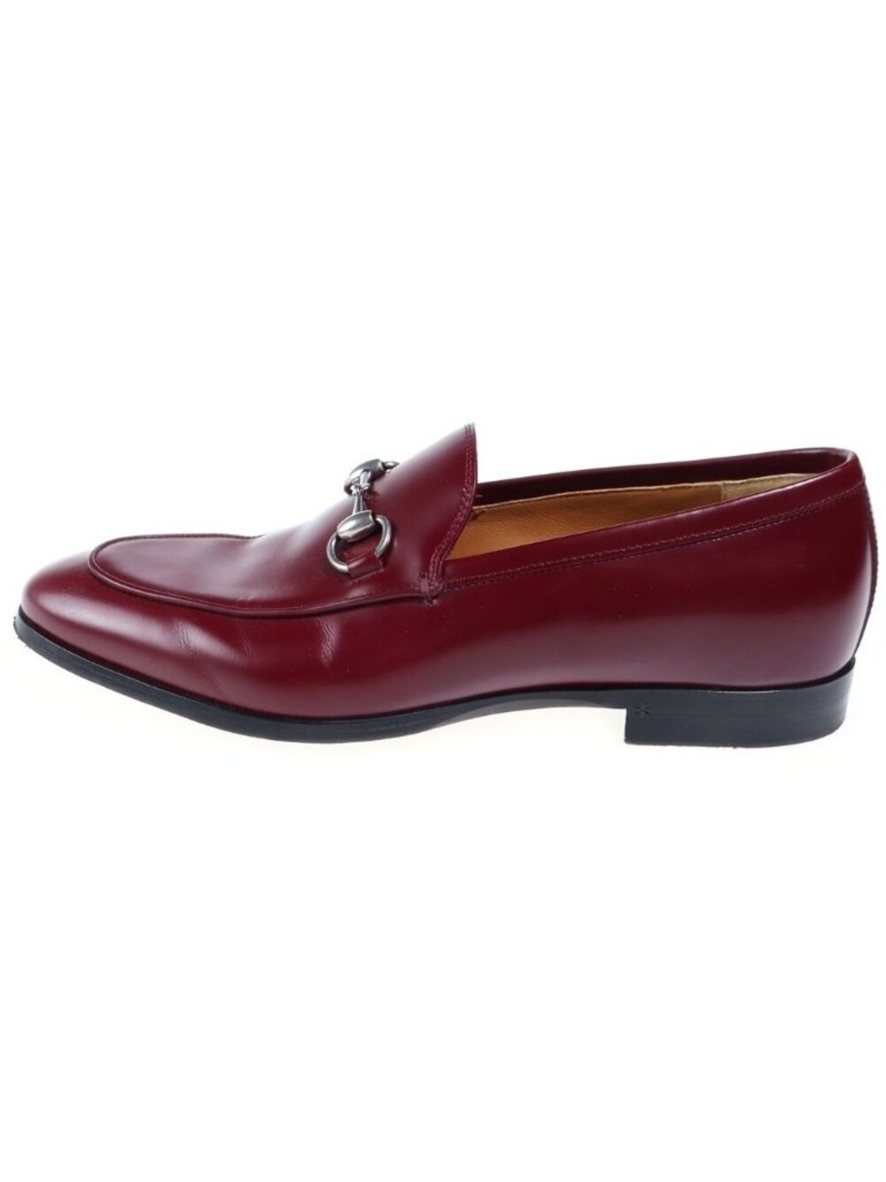 Gucci Horsebit Leather Loafers Shoes Burgundy